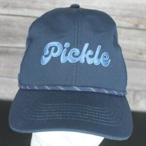Pickleball Navy Blue Baseball Hat Cap Adult Rope Cap Trucker Imperial Embroidere